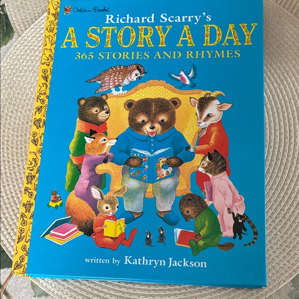 Golden Books A Story A Day - Vibrant Blue Cover